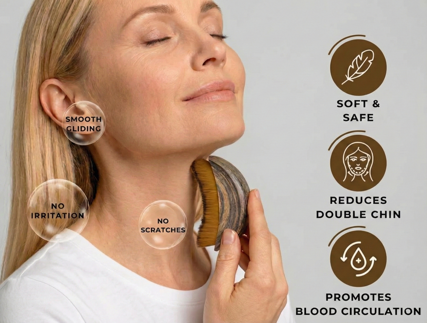 AYA™ Lymphdrainage-Gesichtsbürste